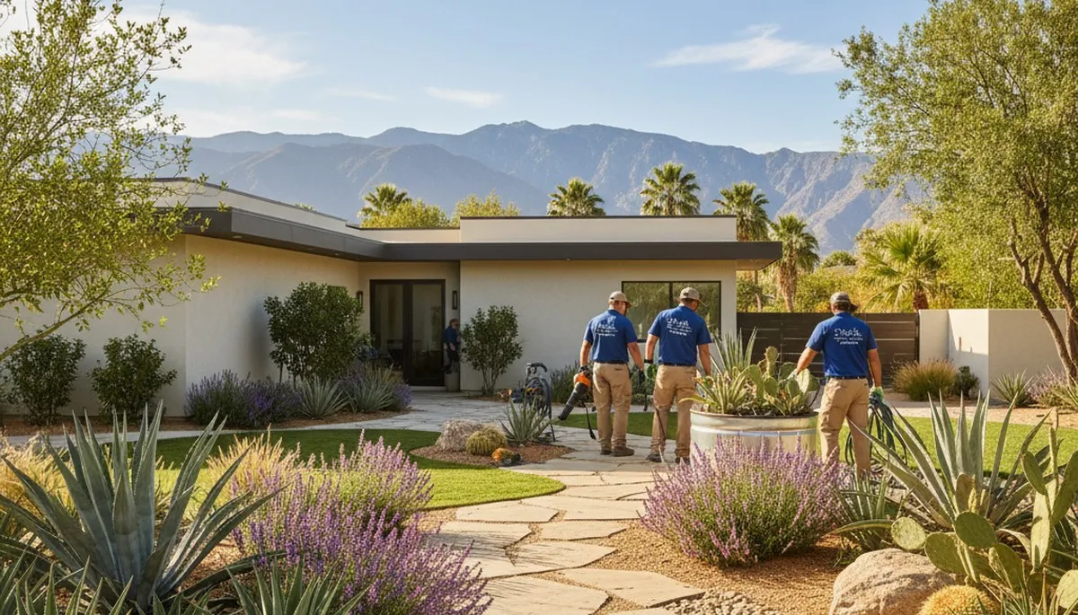 Palm Springs, CA landscaping design services for residential and commercial outdoor spaces