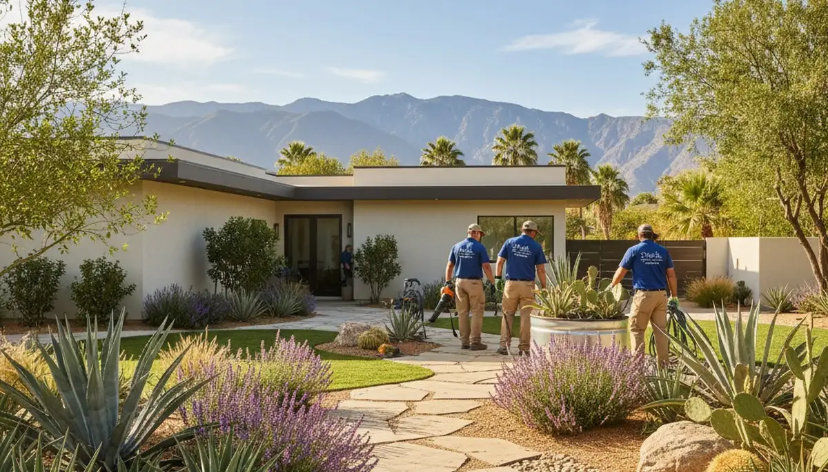 Palm Springs, CA landscaping design services for residential and commercial outdoor spaces
