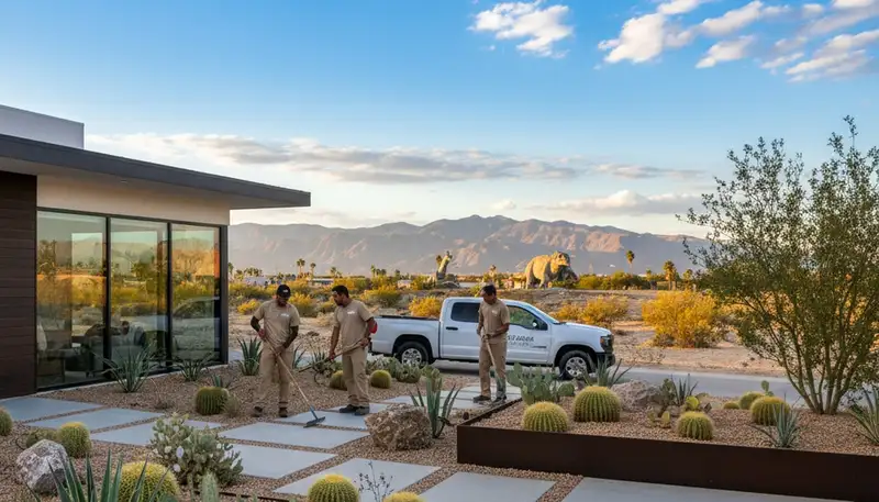 Palm Springs, CA landscaping design and installation services for residential and commercial properties