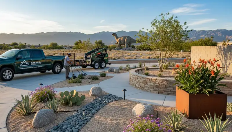 Palm Springs, CA landscaping design services for desert-friendly outdoor spaces