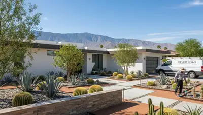 Palm Springs, CA landscaping design services for custom desert yards and outdoor living spaces
