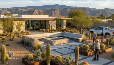 Palm Springs, CA landscaping design services for desert-friendly outdoor spaces