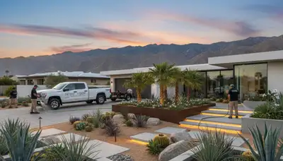 Palm Springs, CA landscaping design services for residential desert outdoor spaces
