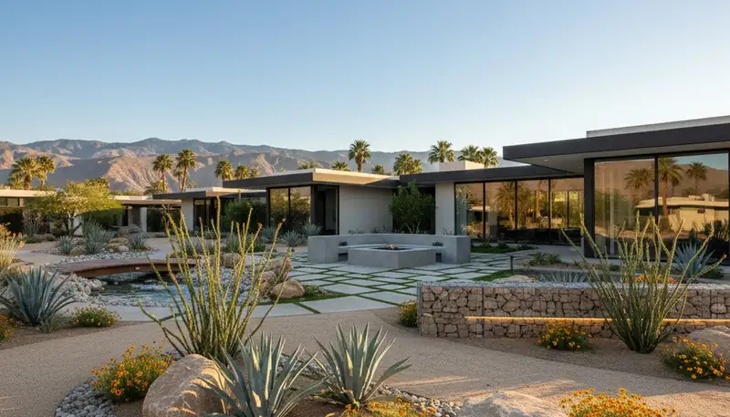 Palm Springs, CA landscaping design by Palm Springs Landscape Design for residential outdoor spaces