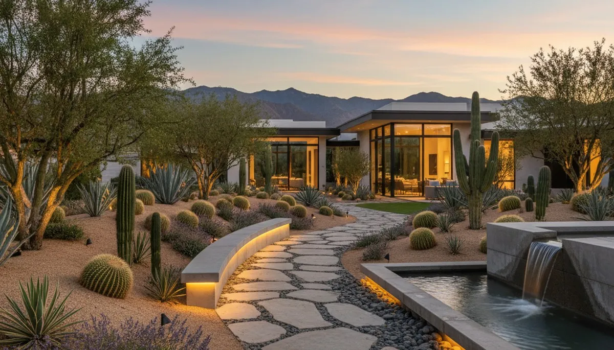 Palm Springs, CA landscaping services for custom desert landscape design and installation