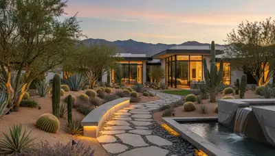 Palm Springs, CA landscaping services for custom desert landscape design and installation