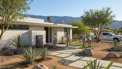 Palm Springs, CA landscaping design services for residential and commercial outdoor spaces