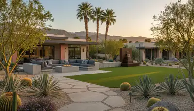Palm Springs, CA landscaping design services for residential and commercial outdoor spaces