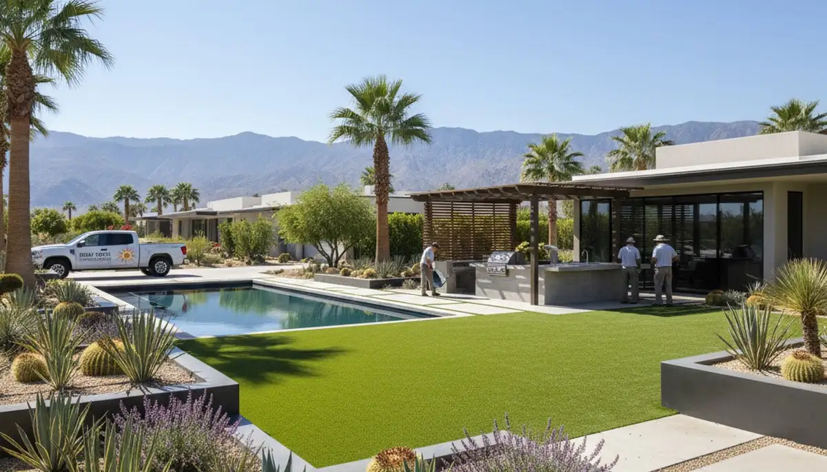 Palm Springs, CA landscaping design and maintenance for residential and commercial outdoor spaces