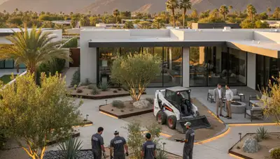 Palm Springs, CA landscaping design services for desert-friendly outdoor spaces