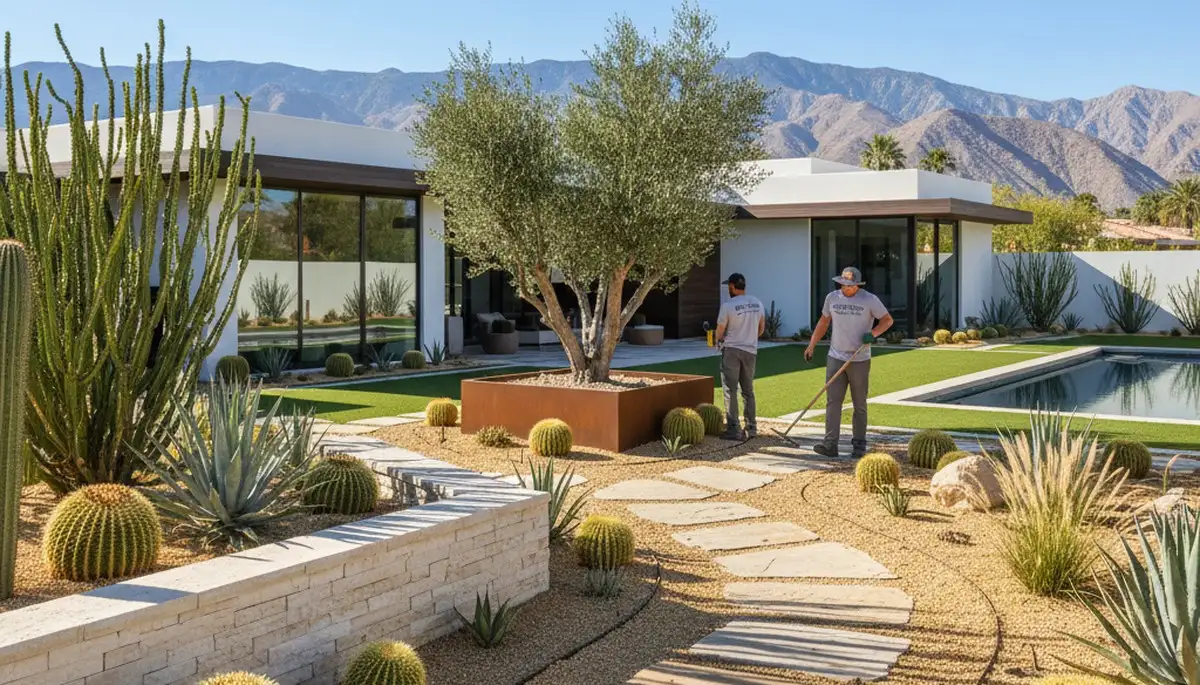 Palm Springs, CA landscaping design service for custom outdoor spaces and desert-friendly yards