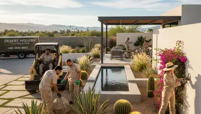 Palm Springs, CA landscaping design services for residential and commercial outdoor spaces