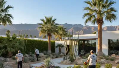 Palm Springs, CA landscaping design and installation services for residential and commercial properties