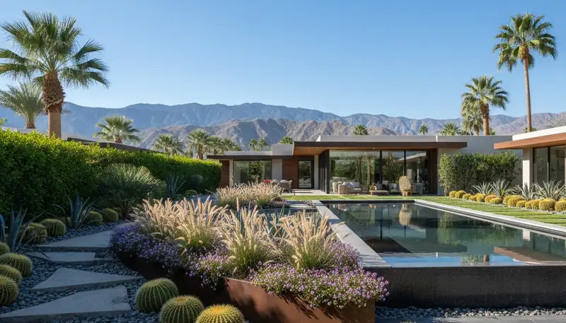 Palm Springs, CA landscaping design services for desert-friendly outdoor spaces