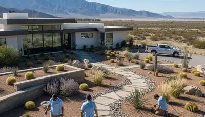 Palm Springs, CA landscaping design service for residential and commercial outdoor spaces